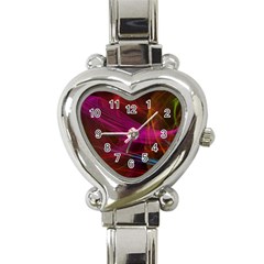 Background Abstract Colorful Light Heart Italian Charm Watch