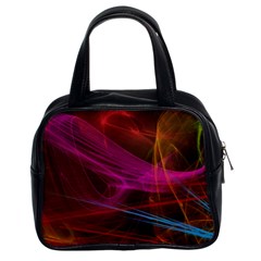 Background Abstract Colorful Light Classic Handbag (two Sides) by Wegoenart