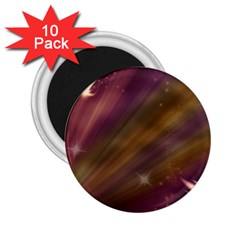 Space Orbs Stars Abstract Sky 2 25  Magnets (10 Pack)  by Wegoenart