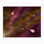 Space Orbs Stars Abstract Sky Small Glasses Cloth (2-Side) Front