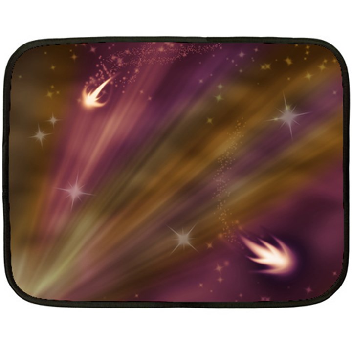 Space Orbs Stars Abstract Sky Fleece Blanket (Mini)