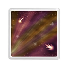 Space Orbs Stars Abstract Sky Memory Card Reader (square) by Wegoenart