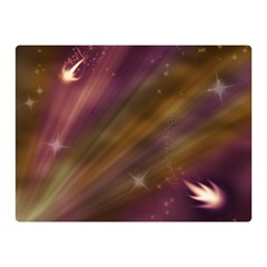 Space Orbs Stars Abstract Sky Double Sided Flano Blanket (mini)  by Wegoenart