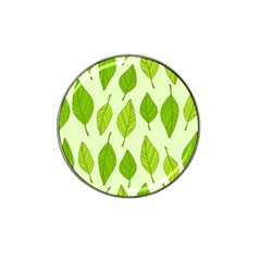 Autumn Background Boxes Green Leaf Hat Clip Ball Marker (4 Pack) by Wegoenart