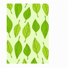 Autumn Background Boxes Green Leaf Large Garden Flag (two Sides) by Wegoenart