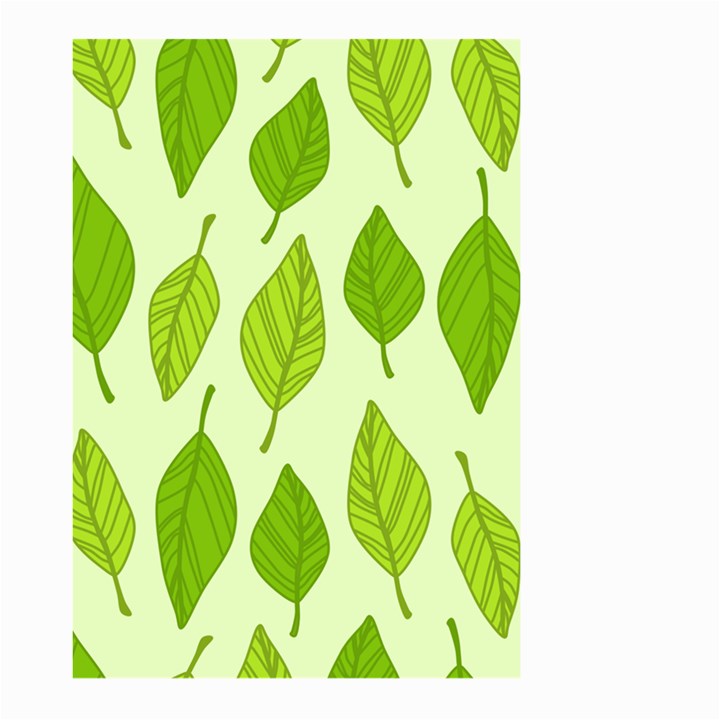 Autumn Background Boxes Green Leaf Large Garden Flag (Two Sides)