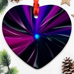 Abstract Background Lightning Ornament (heart) by Wegoenart