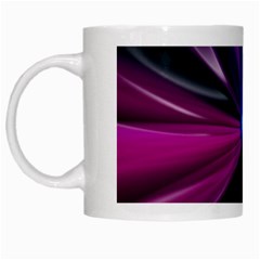 Abstract Background Lightning White Mugs by Wegoenart