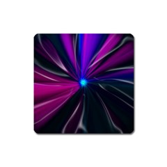 Abstract Background Lightning Square Magnet by Wegoenart