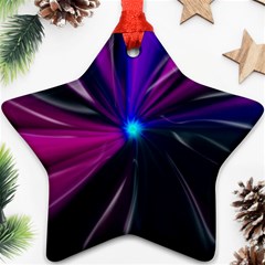 Abstract Background Lightning Star Ornament (two Sides) by Wegoenart