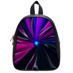 Abstract Background Lightning School Bag (small) by Wegoenart