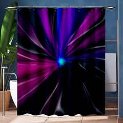 Abstract Background Lightning Shower Curtain 60  X 72  (medium)  by Wegoenart