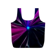 Abstract Background Lightning Full Print Recycle Bag (s) by Wegoenart