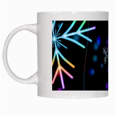 Snowflakes Snow Winter Christmas White Mugs