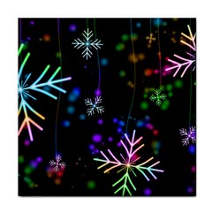 Snowflakes Snow Winter Christmas Face Towel