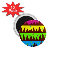 Illustration Abstract Graphic 1 75  Magnets (10 Pack)  by Wegoenart