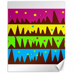 Illustration Abstract Graphic Canvas 11  X 14  by Wegoenart