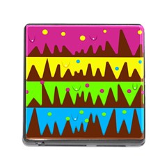 Illustration Abstract Graphic Memory Card Reader (square 5 Slot) by Wegoenart