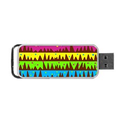 Illustration Abstract Graphic Portable Usb Flash (one Side) by Wegoenart