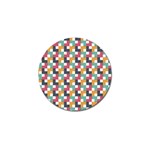 Background Abstract Geometric Golf Ball Marker (10 pack) Front