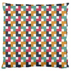 Background Abstract Geometric Large Flano Cushion Case (two Sides) by Wegoenart