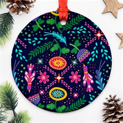 Pattern Nature Design Patterns Ornament (round) by Wegoenart