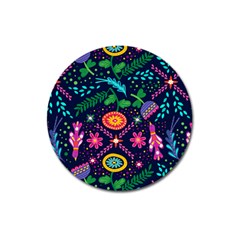 Pattern Nature Design Patterns Magnet 3  (round) by Wegoenart