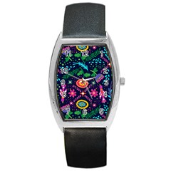 Pattern Nature Design Patterns Barrel Style Metal Watch by Wegoenart