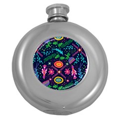 Pattern Nature Design Patterns Round Hip Flask (5 Oz) by Wegoenart