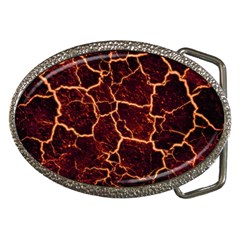 Lava Cracked Background Fire Belt Buckles by Wegoenart