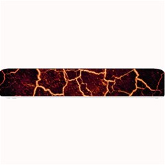 Lava Cracked Background Fire Small Bar Mats by Wegoenart