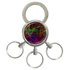 Background Abstract Cubes Square 3-ring Key Chains by Wegoenart