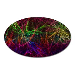 Background Abstract Cubes Square Oval Magnet by Wegoenart