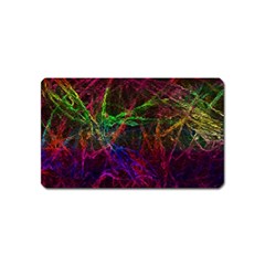 Background Abstract Cubes Square Magnet (name Card) by Wegoenart