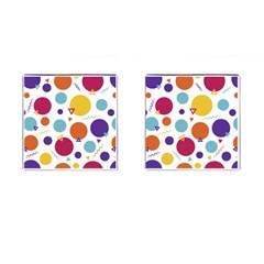 Background Background Polka Dot Cufflinks (square) by Wegoenart