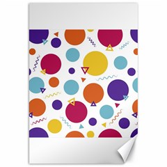 Background Background Polka Dot Canvas 20  X 30  by Wegoenart