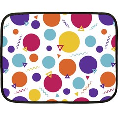 Background Background Polka Dot Fleece Blanket (mini) by Wegoenart