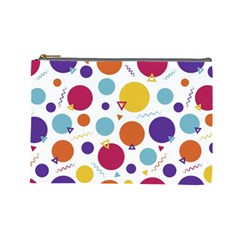 Background Background Polka Dot Cosmetic Bag (large) by Wegoenart