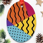 Background Abstract Memphis Ornament (Oval) Front