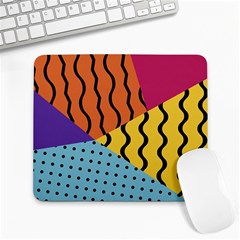 Background Abstract Memphis Large Mousepads by Wegoenart