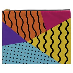 Background Abstract Memphis Cosmetic Bag (xxxl) by Wegoenart