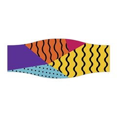 Background Abstract Memphis Stretchable Headband by Wegoenart