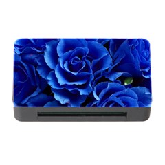 Blue Roses Flowers Plant Romance Memory Card Reader With Cf by Wegoenart