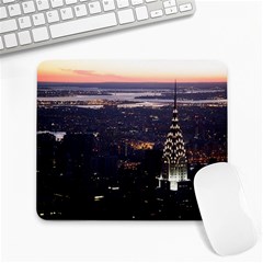 New York Manhattan Evening Dusk Large Mousepads by Wegoenart