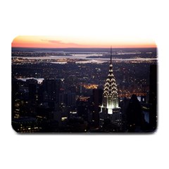 New York Manhattan Evening Dusk Plate Mats by Wegoenart