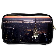 New York Manhattan Evening Dusk Toiletries Bag (two Sides) by Wegoenart