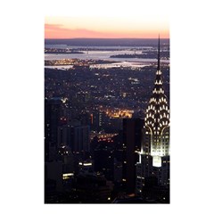 New York Manhattan Evening Dusk Shower Curtain 48  X 72  (small) 