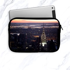 New York Manhattan Evening Dusk Apple Ipad Mini Zipper Cases by Wegoenart