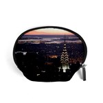 New York Manhattan Evening Dusk Accessory Pouch (Small) Front