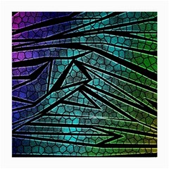 Abstract Background Rainbow Metal Medium Glasses Cloth